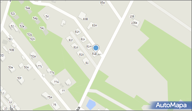 Warszawa, Szulczyka Sylwestra, ks., 81r, mapa Warszawy