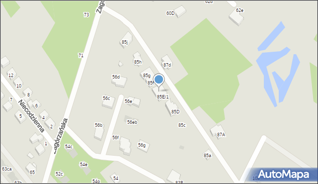 Warszawa, Szulczyka Sylwestra, ks., 85E/2, mapa Warszawy