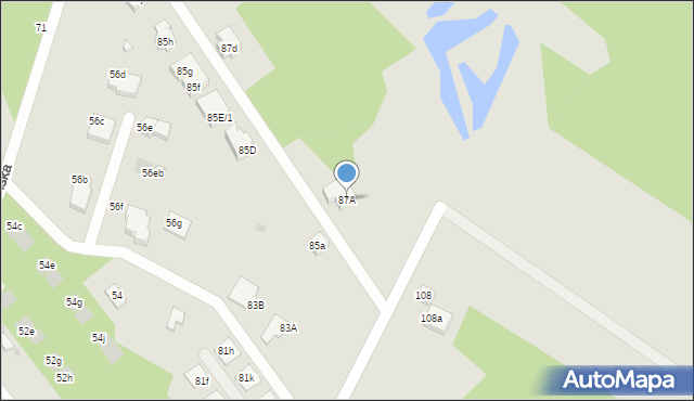 Warszawa, Szulczyka Sylwestra, ks., 87A, mapa Warszawy