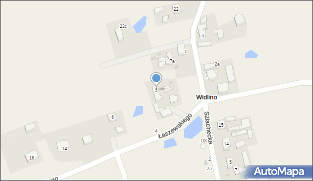 Widlino, Szyndlera Kazimierza, ks., 5, mapa Widlino