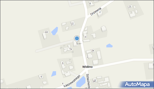 Widlino, Szyndlera Kazimierza, ks., 7, mapa Widlino