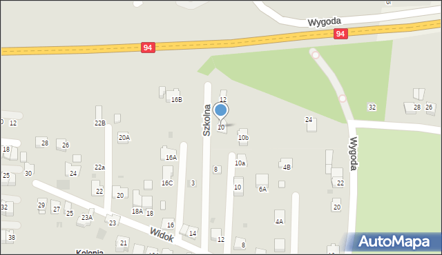 Wieliczka, Szkolna, 10, mapa Wieliczka