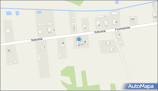 Wielka Wieś, Szkolna, 3C, mapa Wielka Wieś