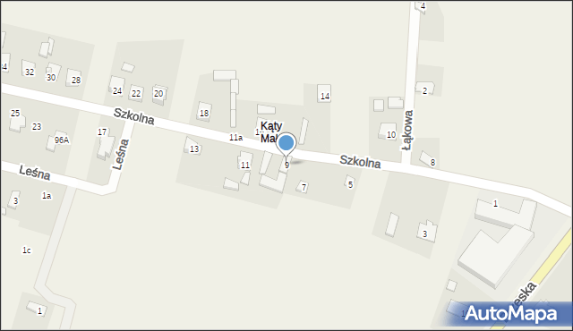 Wieniec, Szkolna, 9, mapa Wieniec