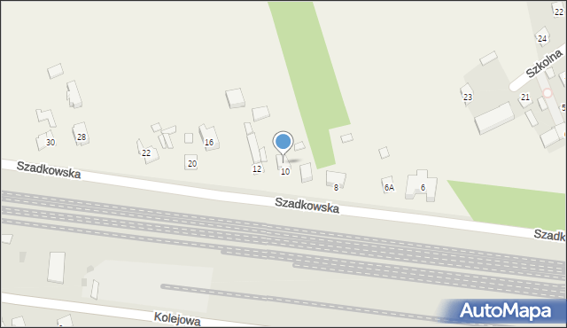 Wiewiórczyn, Szadkowska, 10A, mapa Wiewiórczyn