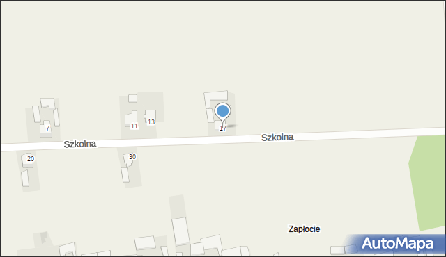 Wilkowiecko, Szkolna, 17, mapa Wilkowiecko