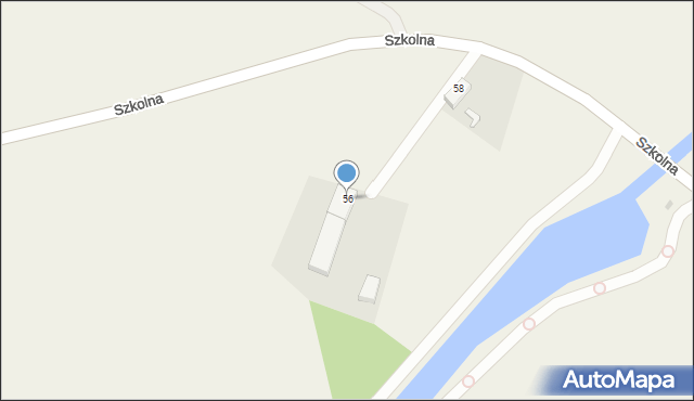Wiślinka, Szkolna, 56, mapa Wiślinka