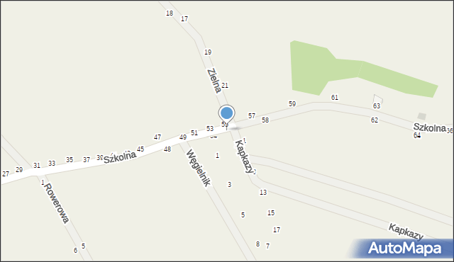 Wola Kalinowska, Szkolna, 56, mapa Wola Kalinowska