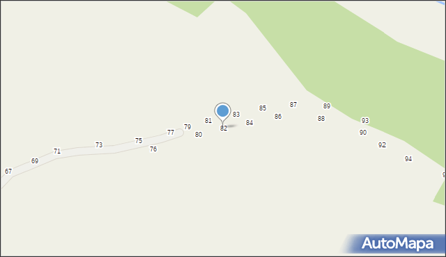 Wola Kalinowska, Szkolna, 82, mapa Wola Kalinowska