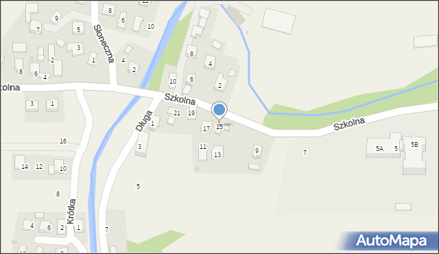 Wróblik Szlachecki, Szkolna, 15, mapa Wróblik Szlachecki