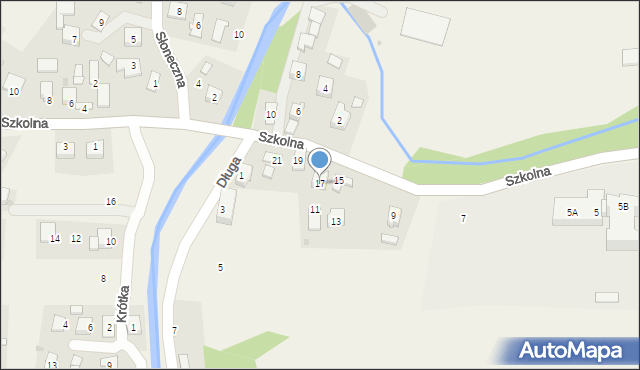Wróblik Szlachecki, Szkolna, 17, mapa Wróblik Szlachecki