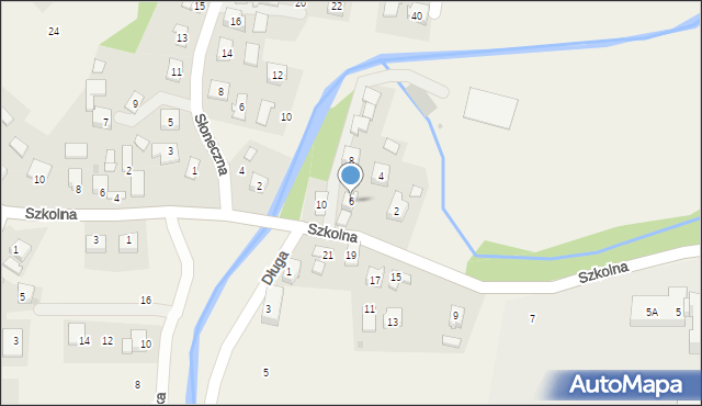 Wróblik Szlachecki, Szkolna, 6, mapa Wróblik Szlachecki