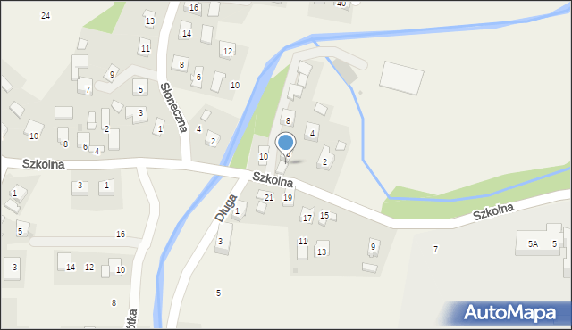 Wróblik Szlachecki, Szkolna, 6A, mapa Wróblik Szlachecki