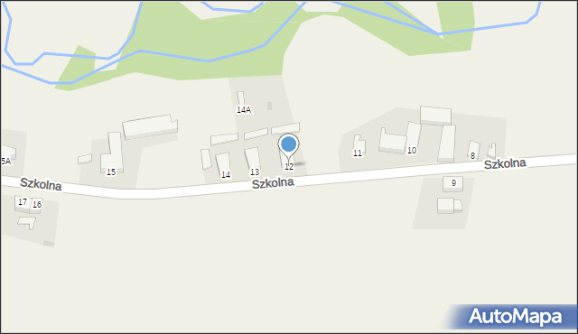 Wrzesiny, Szkolna, 12, mapa Wrzesiny