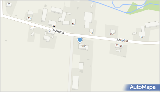 Wrzesiny, Szkolna, 18B, mapa Wrzesiny