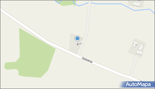 Wrzesiny, Szkolna, 38, mapa Wrzesiny