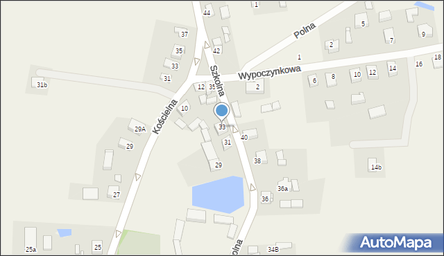 Wytomyśl, Szkolna, 33, mapa Wytomyśl