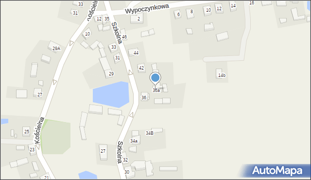 Wytomyśl, Szkolna, 36a, mapa Wytomyśl