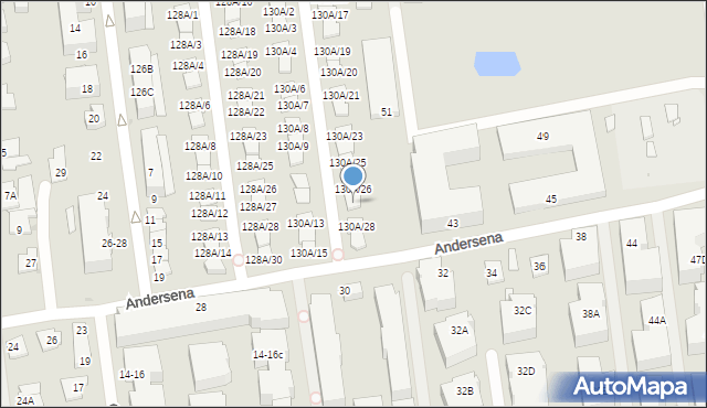 Ząbki, Szwoleżerów, 130A/27, mapa Ząbki