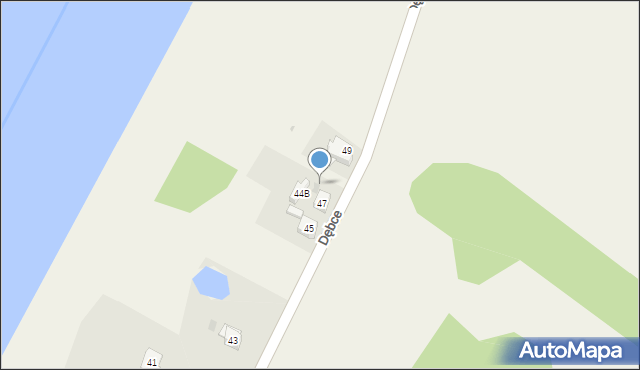 Żabnica, Szkolna, 47b, mapa Żabnica