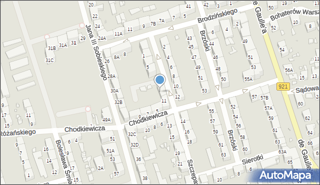 Zabrze, Szczepaniakowej Stefanii, 9, mapa Zabrza