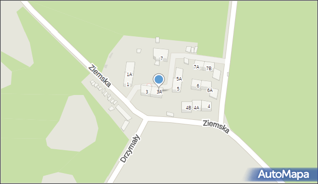 Zabrze, Szybowa, 3A, mapa Zabrza