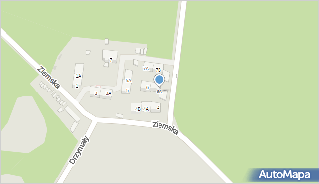 Zabrze, Szybowa, 6A, mapa Zabrza