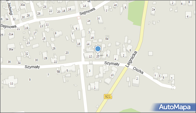 Zabrze, Szymały Jana, 10, mapa Zabrza