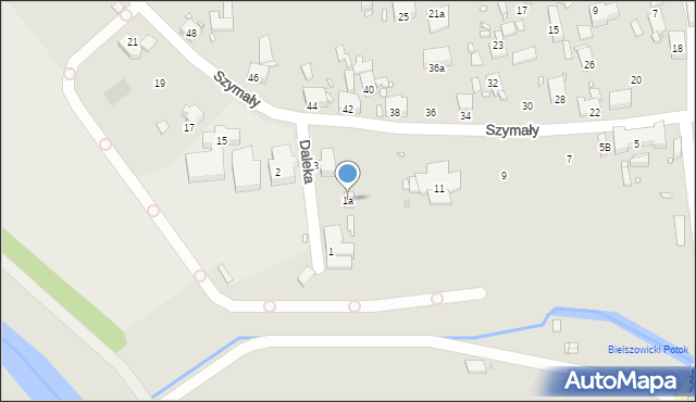 Zabrze, Szymały Jana, 13, mapa Zabrza