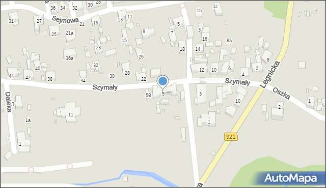 Zabrze, Szymały Jana, 5, mapa Zabrza