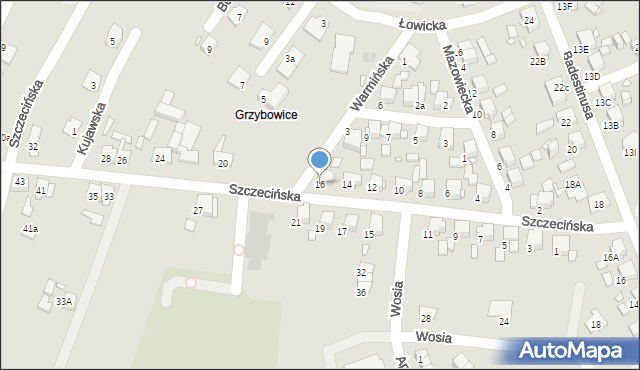 Zabrze, Szczecińska, 16, mapa Zabrza