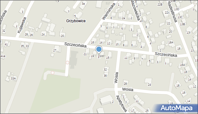 Zabrze, Szczecińska, 17, mapa Zabrza