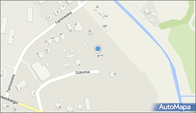 Zakliczyn, Szkolna, 15, mapa Zakliczyn