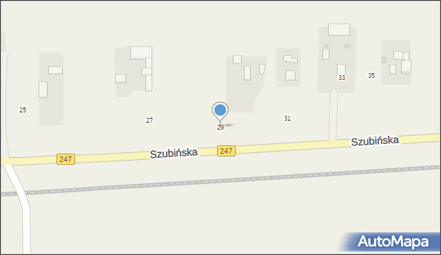 Zalesie, Szubińska, 29, mapa Zalesie