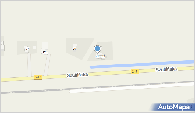 Zalesie, Szubińska, 41, mapa Zalesie