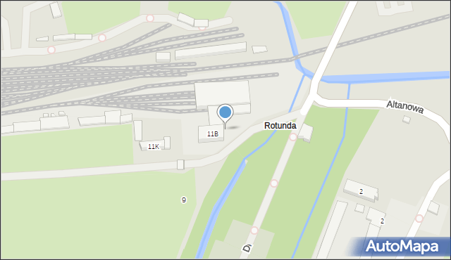 Zamość, Szczebrzeska, 11J, mapa Zamościa