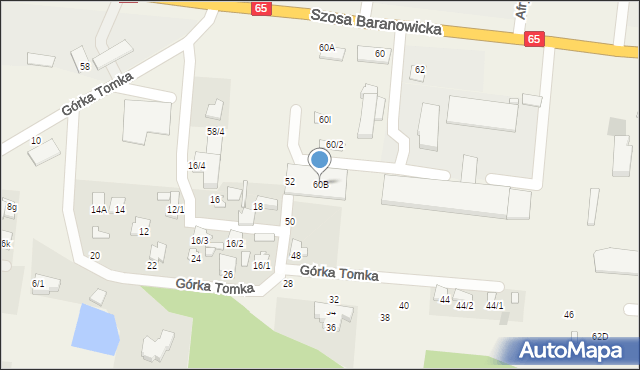 Zaścianki, Szosa Baranowicka, 60B, mapa Zaścianki