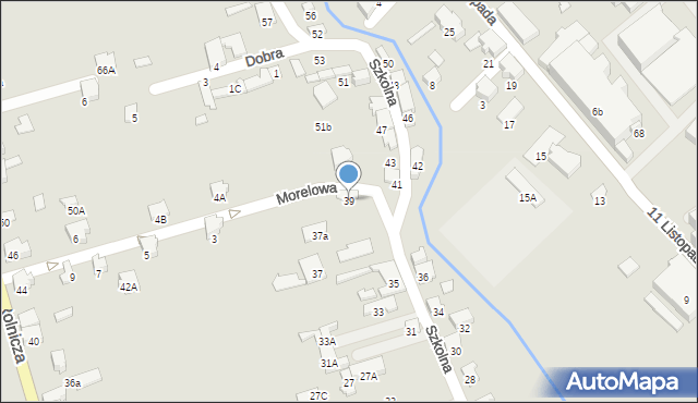 Zawiercie, Szkolna, 39, mapa Zawiercie