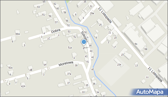 Zawiercie, Szkolna, 47, mapa Zawiercie