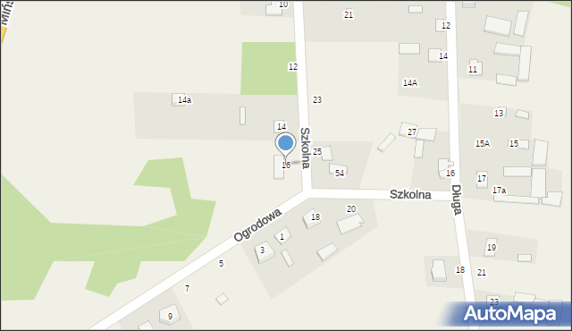 Zawiszyn, Szkolna, 16, mapa Zawiszyn