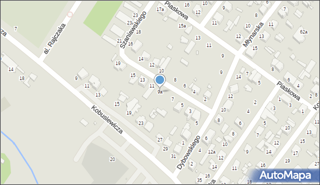 Zduńska Wola, Szaniawskiego Jerzego, 9a, mapa Zduńska Wola