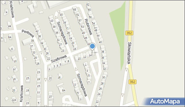 Zgorzelec, Szafirowa, 15, mapa Zgorzelec