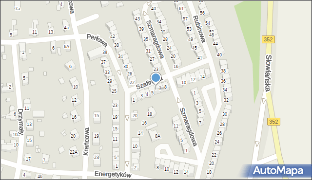 Zgorzelec, Szafirowa, 6, mapa Zgorzelec