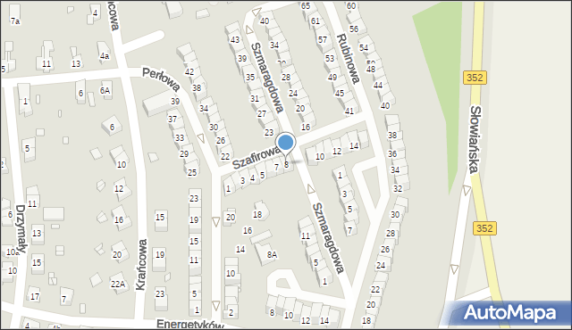 Zgorzelec, Szafirowa, 8, mapa Zgorzelec