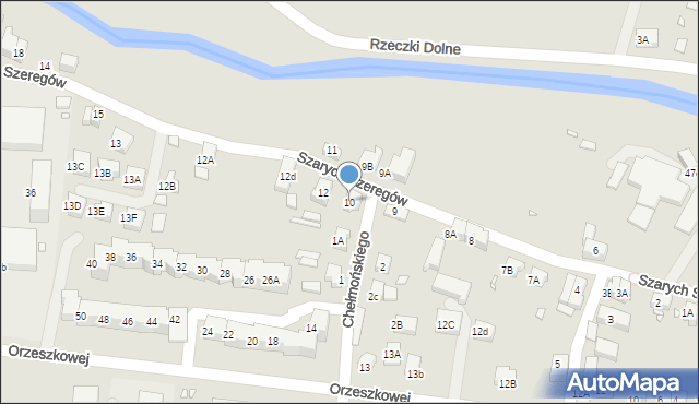 Zgorzelec, Szarych Szeregów, 10, mapa Zgorzelec