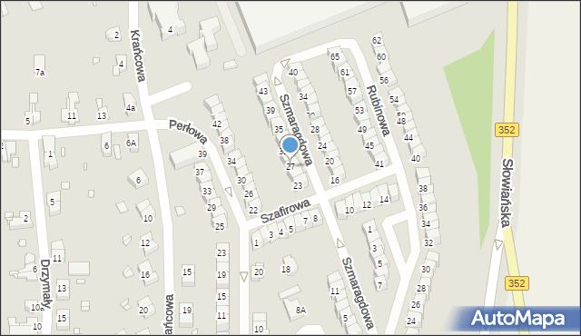 Zgorzelec, Szmaragdowa, 27, mapa Zgorzelec