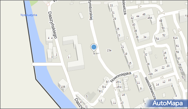 Zgorzelec, Szymborskiej Wisławy, 7, mapa Zgorzelec