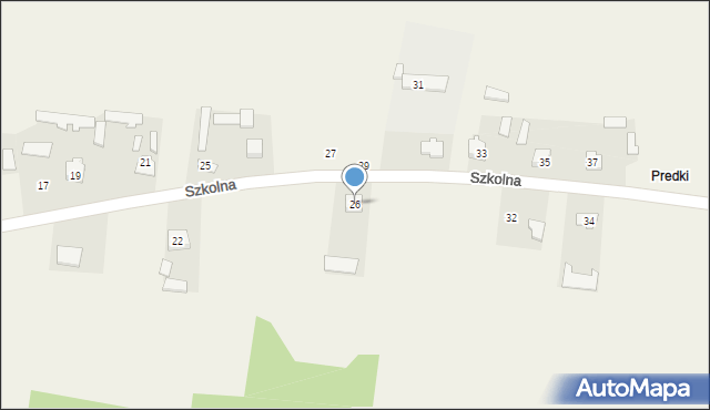 Żurawce, Szkolna, 26, mapa Żurawce