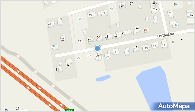 Bojano, Tartaczna, 25, mapa Bojano