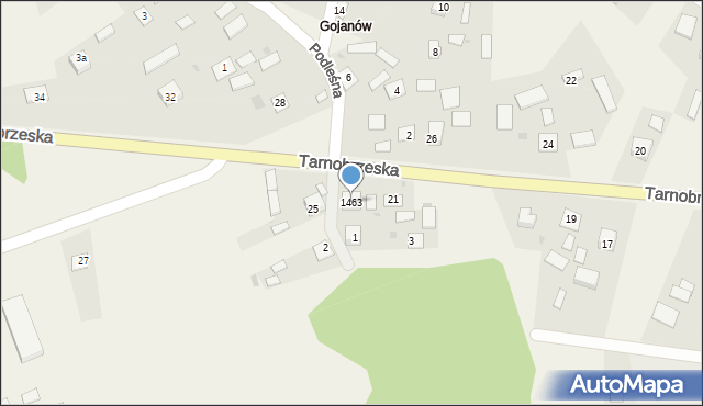 Bojanów, Tarnobrzeska, 23, mapa Bojanów